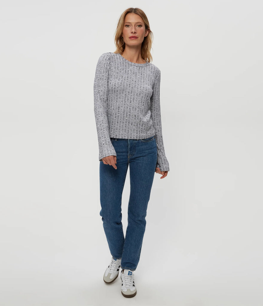 VALERIE BELL SLEEVE TOP / CHALK