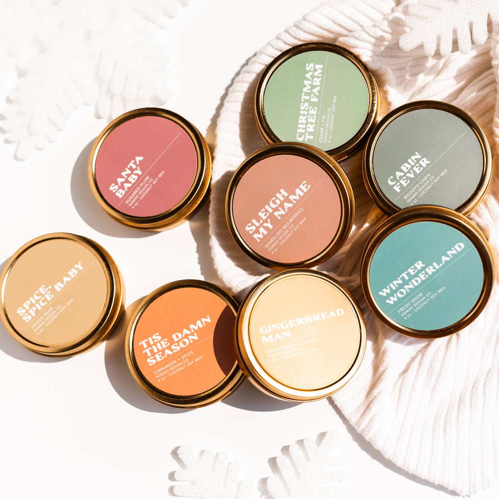 Winter Wonderland Travel Tin Candle