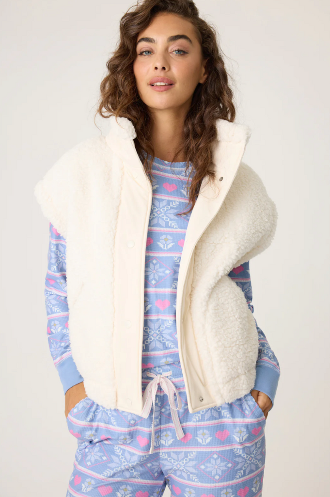 Campfire Cozy Sherpa Vest