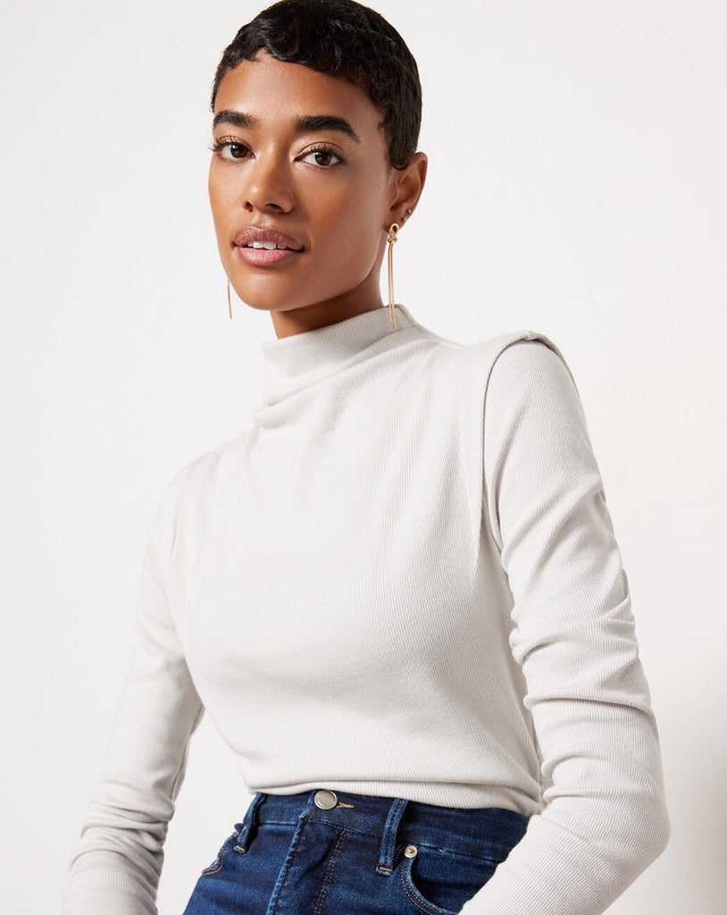 DENISE MOCK NECK TEE