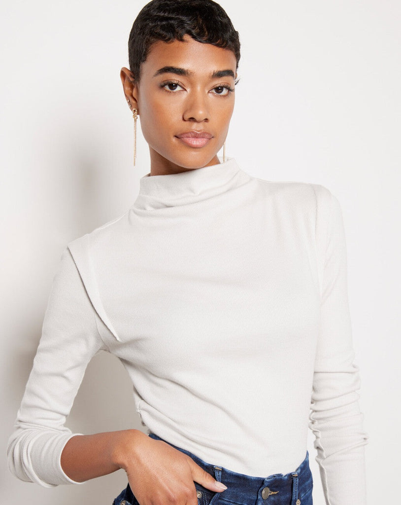 DENISE MOCK NECK TEE