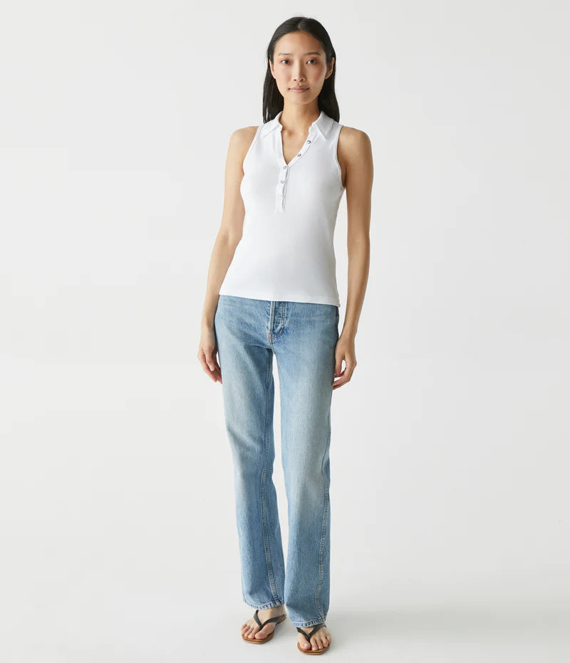 NORAH SLEEVELESS POLO