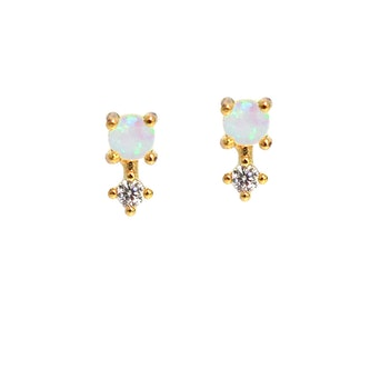 Cz 5 Star Stud Earrings