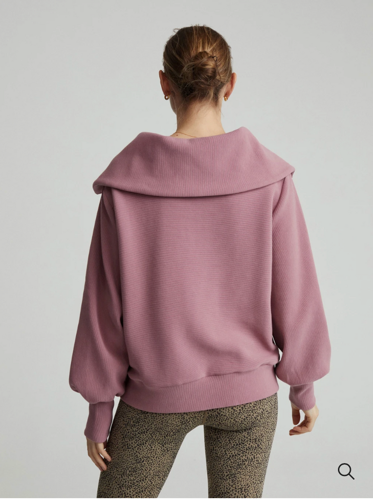 Vine Half Zip Pullover, Nostalgia Rose