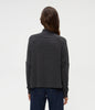 FRIDA MOCK NECK TOP / CHARCOAL