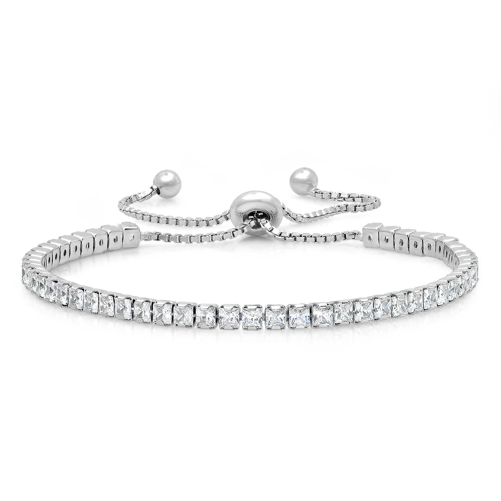 Pave Bolo Tennis Bracelet