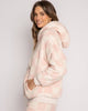 Hoodie Lets Cozy Pink Clay