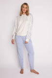 Bnd Pant Feather Knit