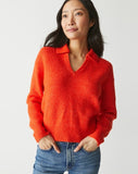STEVIE COLLARED PULLOVER