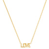 Gold Vermeil LOVE Necklace