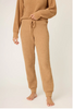 Chenille Waffle Caramel Banded Pants