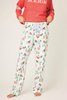 Sleigh All Day Winter Print Flannel Pant