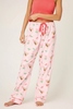 Tini Time Drink Print Flannel Pants