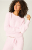 Bundle Up Boucle Pink Long Sleeve Top
