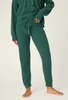 Sweater Weather Forest Green Banded Pants
