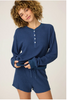 Morning Waffles Harbor Long Sleeve Top