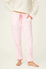 Happy Hour Wine Glass Print Banded Pants