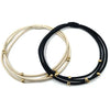 3mm Gold Water Pony Waterproof Bracelet Hair Bands