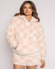Hoodie Lets Cozy Pink Clay