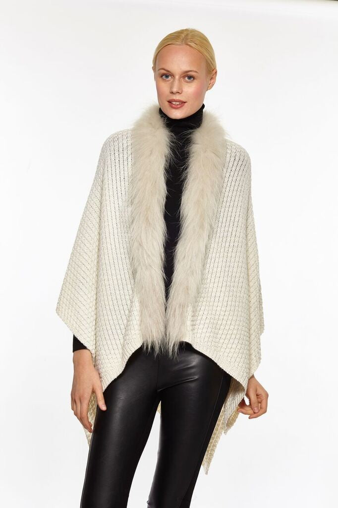 Wool/Fur Sweater Wrp