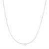 Chain Necklace with CZ Accent